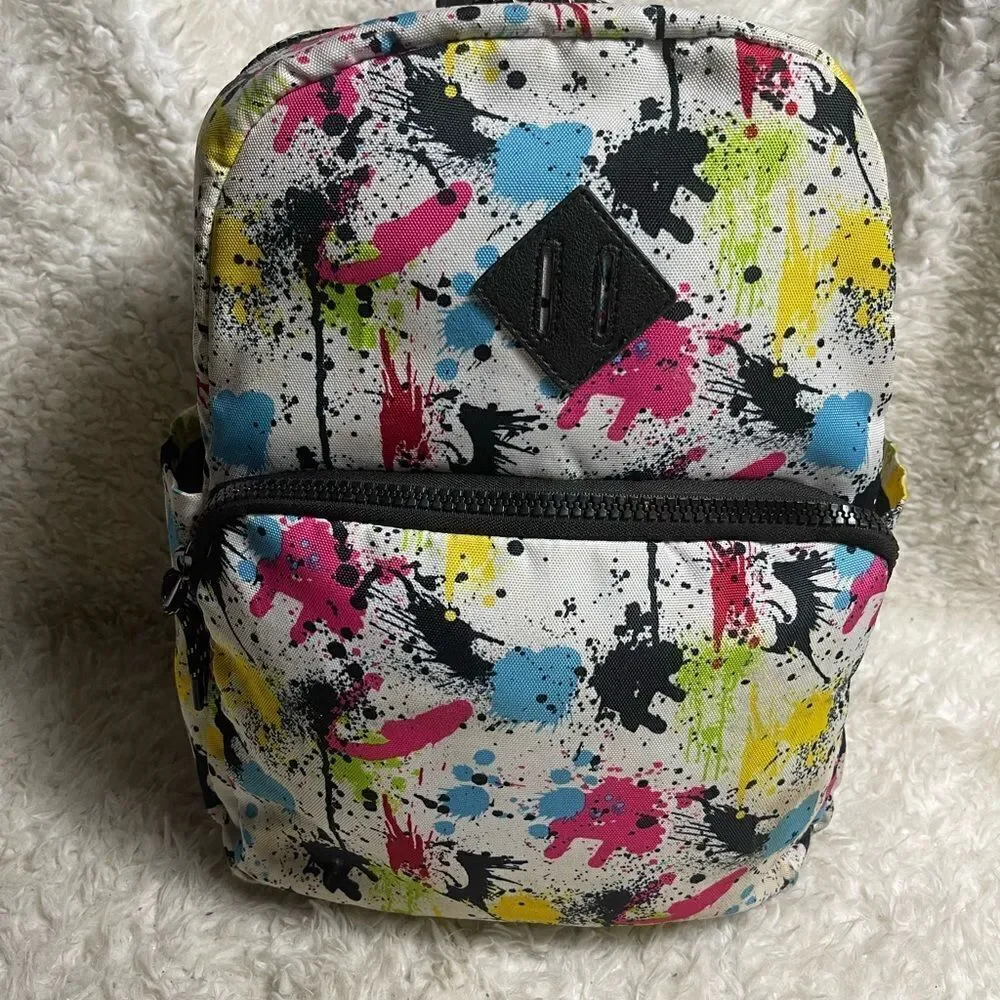 Airwalk Graffiti Spray Paint multi color laptop medium backpack